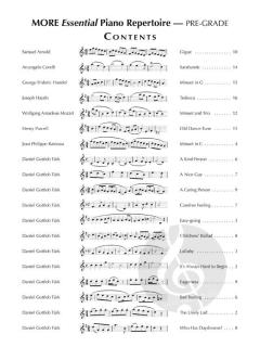 More Essential Piano Repertoire - Pre-grade von Johann Sebastian Bach 