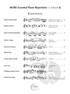 More Essential Piano Repertoire Grade 6 von Johann Sebastian Bach 
