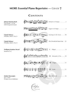 More Essential Piano Repertoire Grade 7 von Johann Sebastian Bach (Download) 
