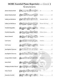 More Essential Piano Repertoire Grade 1 von Johann Sebastian Bach (Download) 