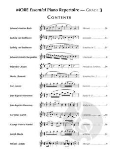 More Essential Piano Repertoire Grade 3 von Johann Sebastian Bach (Download) 