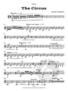 The Circus for Brass Band von Mark Goddard (Download) 