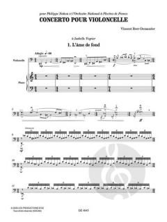 Concerto pour violoncelle von Vincent Beer-Demander 