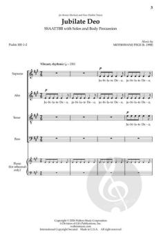 Jubilate Deo von Motshwane Pege 