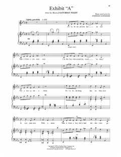 Exhibit "A" von Stephen Sondheim (Download) 