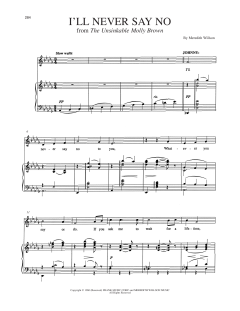 I'll Never Say No von Meredith Willson (Download) 