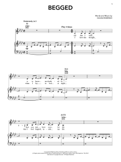 begged von Olivia Rodrigo (Download) 