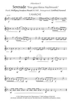 Serenade "Eine ganz kleine Nachtmusik" KV 648 von Wolfgang Amadeus Mozart (Download) 