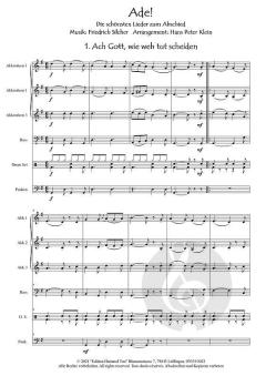 Ade! Die schönsten Lieder zum Abschied von Friedrich Silcher (Download) 