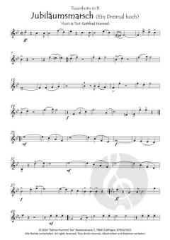 Jubiläumsmarsch von Gottfried Hummel (Download) 
