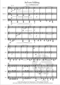 Alphornzauber z´dritt von Gottfried Hummel (Download) 