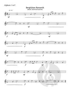 Alphornzauber z´dritt Berghütten Romantik von Gottfried Hummel (Download) 