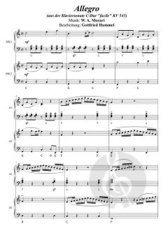 Allegro von Wolfgang Amadeus Mozart (Download) 