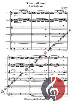 Soave sia il vento von Wolfgang Amadeus Mozart 