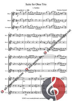 Suite for Oboe Trio von Nicholas Marshall 