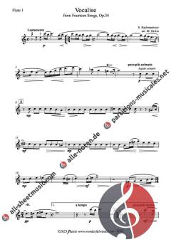 Vocalise Op. 34 von Sergei Rachmaninow (Download) 
