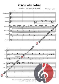 Rondo alla latina von Wolfgang Amadeus Mozart (Download) 
