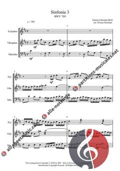 Sinfonia 1-5 BWV 787-791 von Johann Sebastian Bach 