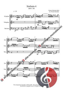 Sinfonia 1-5 BWV 787-791 von Johann Sebastian Bach 