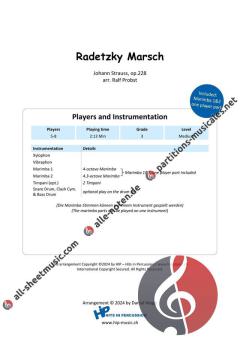 Radetzky Marsch op. 228 von Johann Strauss (Vater) (Download) 