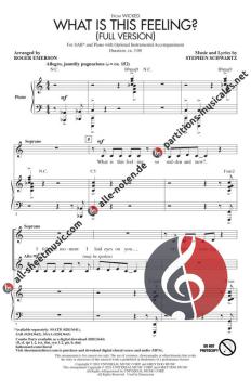 What Is This Feeling? von Stephen Schwartz 