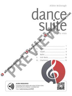 Dance Suite for Solo Viola  von Ailbhe McDonagh 