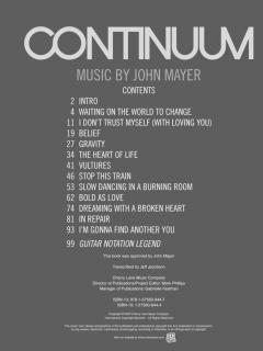 Continuum von John Mayer 