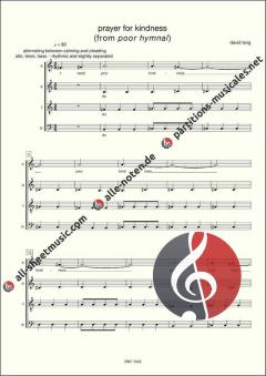Prayer for kindness von David Lang 