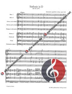 Sinfonie Nr. 47 in D-Dur KV 97 (73m) von Wolfgang Amadeus Mozart (Download) 