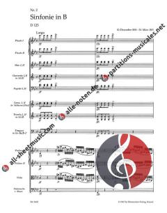 Sinfonie Nr. 2 B-Dur D 125 von Franz Schubert (Download) 