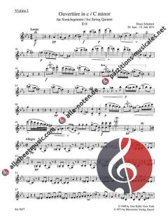 Ouvertüre (Quintett) in c-Moll D 8 von Franz Schubert (Download) 