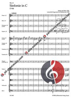 Sinfonie Nr. 8 C-Dur D 944 "Die Große" von Franz Schubert (Download) 
