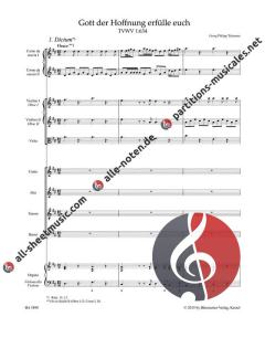 Gott der Hoffnung erfülle euch TVWV 1:634 von Georg Philipp Telemann (Download) 