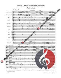 Johannes-Passion "O Mensch, bewein" BWV 245.2 von Johann Sebastian Bach (Download) 