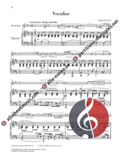Vocalise op. 34 Nr. 14 von Sergei Rachmaninow 
