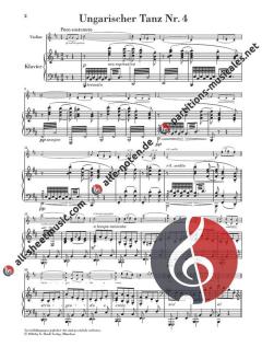 Ungarischer Tanz Nr. 4 WoO 1,4 von Johannes Brahms 