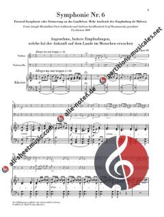 Symphonie Nr. 6 F-dur op. 68 von Ludwig van Beethoven 