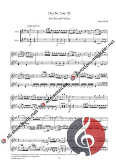 Duo Nr. 3 A-Dur op. 32 von Ignaz Pleyel 