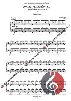 Piano Sonata No. 3 von Juris Karlsons 