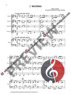Pieces for 4 Violins  von Hugh Colledge 