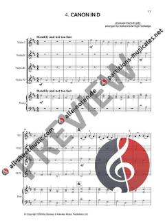 Pieces for 4 Violins  von Hugh Colledge 