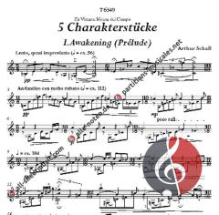 5 Charakterstücke von Arthur Schall 