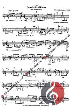 Sonate von Michael Buchrainer 