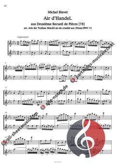 Recueil de Pièces von Michel Blavet 