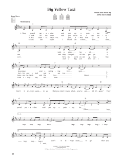 Big Yellow Taxi von Joni Mitchell (Download) 