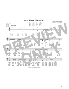 God Bless The Grass von Malvina Reynolds (Download) 