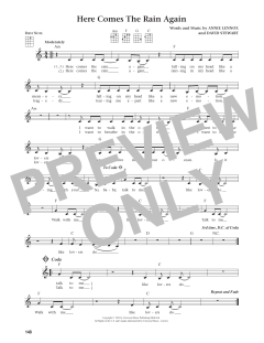 Here Comes The Rain Again von Eurythmics (Download) 