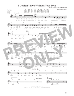 I Couldn't Live Without Your Love von Petula Clark (Download) 