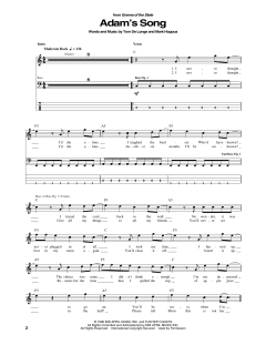 Adam's Song von Blink 182 (Download) 