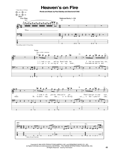 Heaven's On Fire von Kiss (Download) 